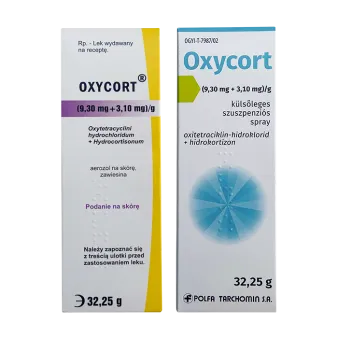Оксикорт спрей аэрозоль фл. 32,25 г (эквивалент 55мл)